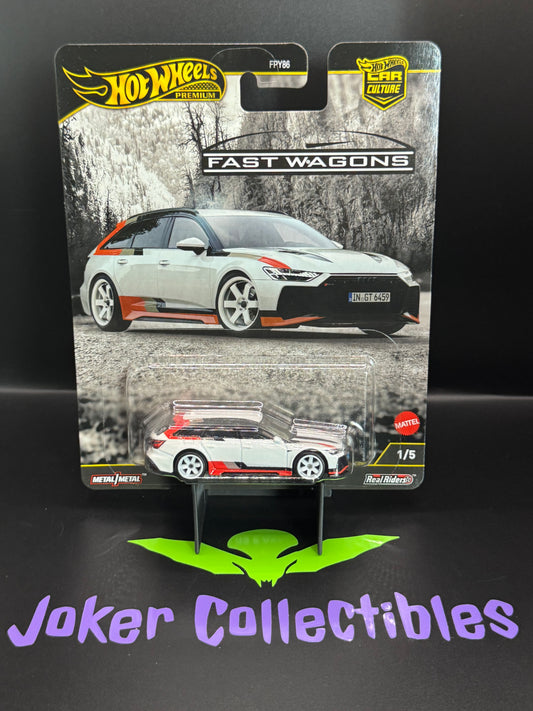 Hot Wheels Premium Car Culture 2025 Fast Wagons Audi RS 6 Avant # 1/5