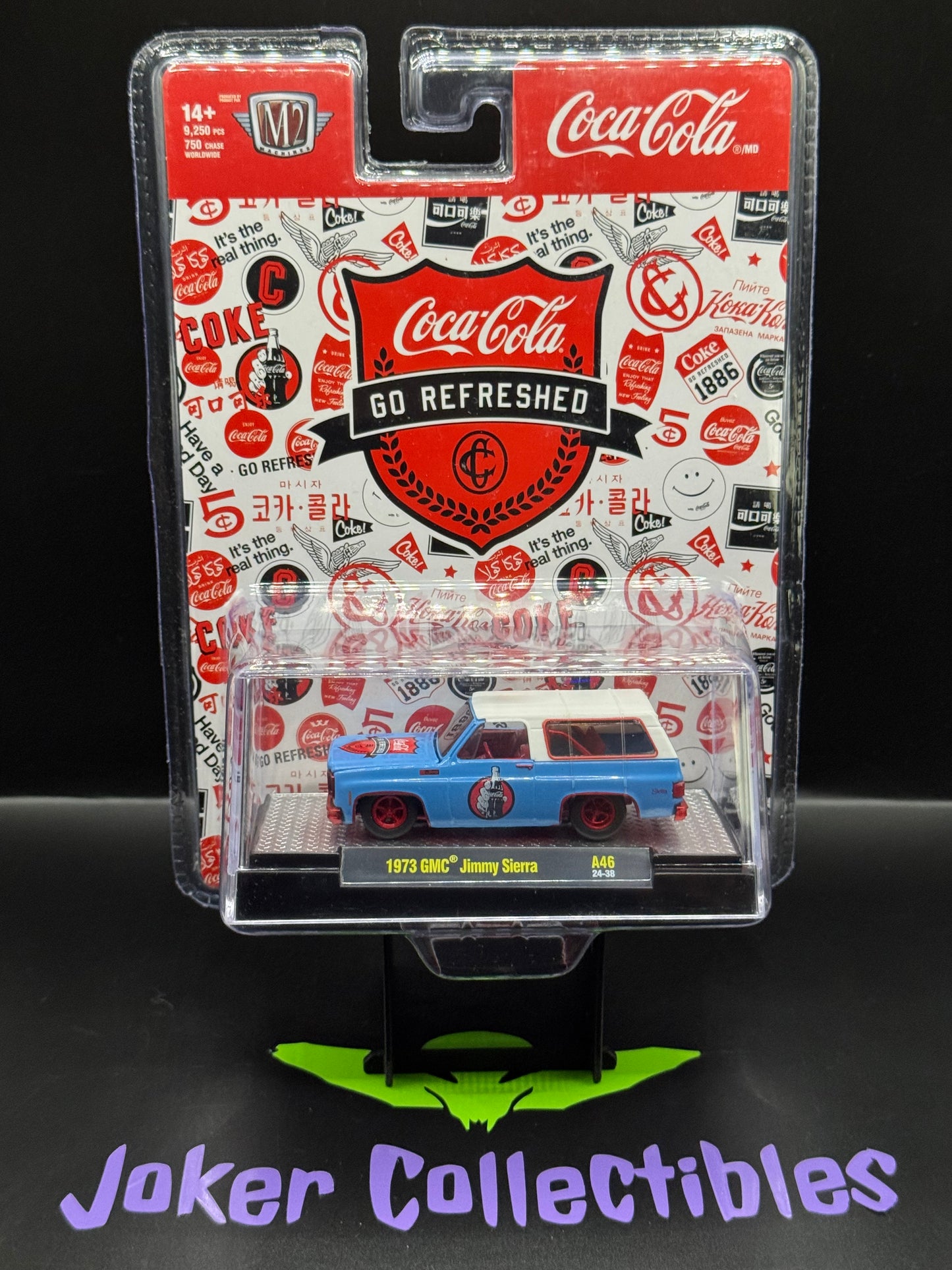 M2 Machines Coca-Cola Chase Blue & Red 1973 GMC Jimmy Sierra A46 24-38