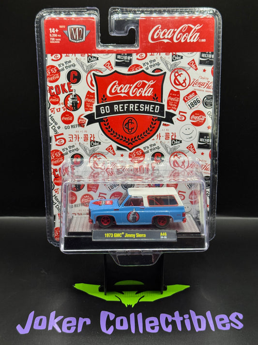 M2 Machines Coca-Cola Chase Blue & Red 1973 GMC Jimmy Sierra A46 24-38