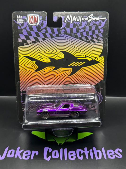 M2 Machines Auto-Drivers Maui & Sons Purple 1966 Chevrolet Corvette 427 R128 25-12