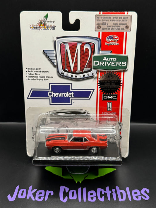 M2 Machines Auto-Drivers Red Orange 1969 Chevrolet Camaro Z/28 RS R28 14-11