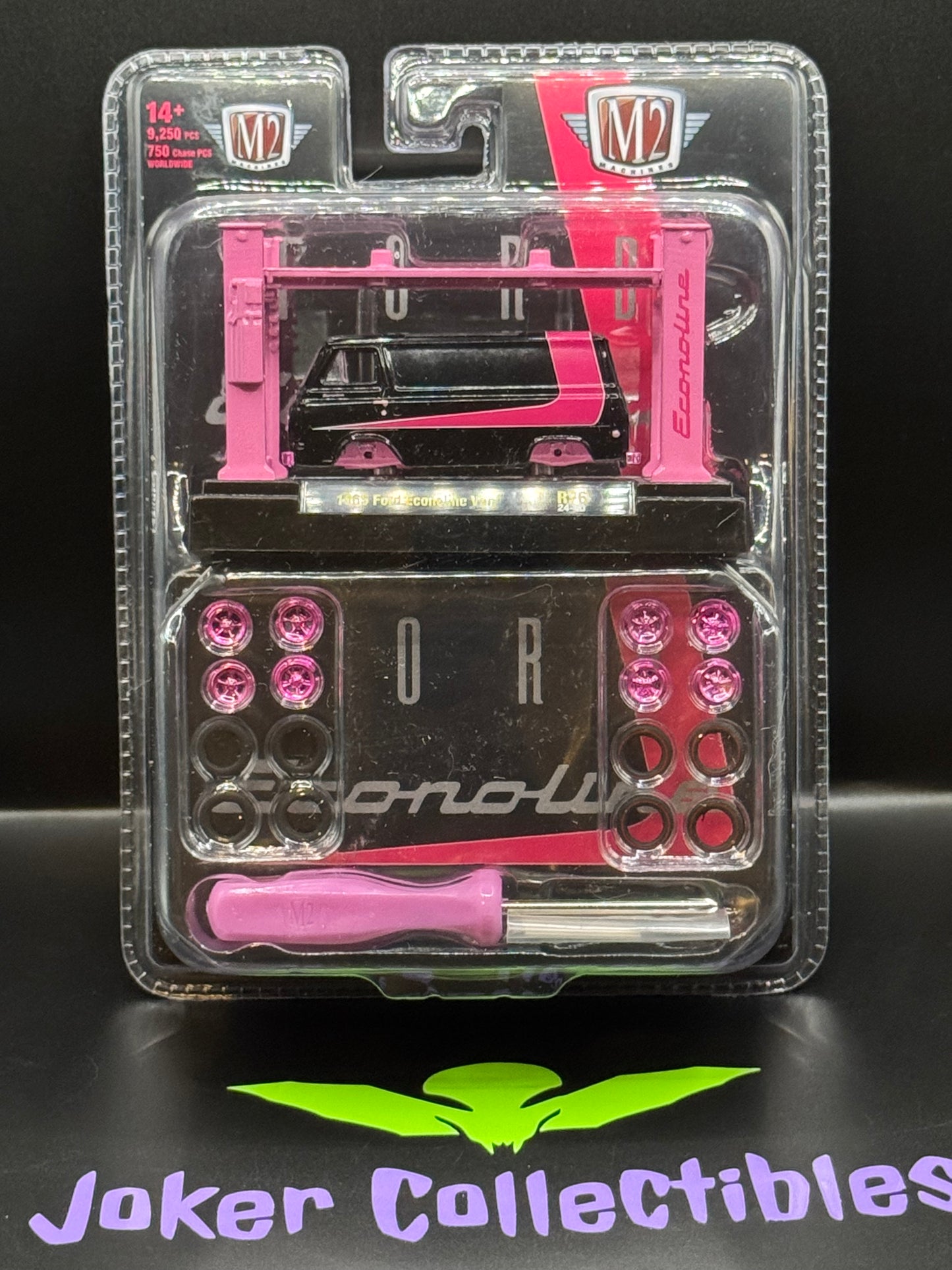 M2 Machines Model-Kit Auto Lift Black Pink Chase 1965 Ford Econoline Van R76 24-40