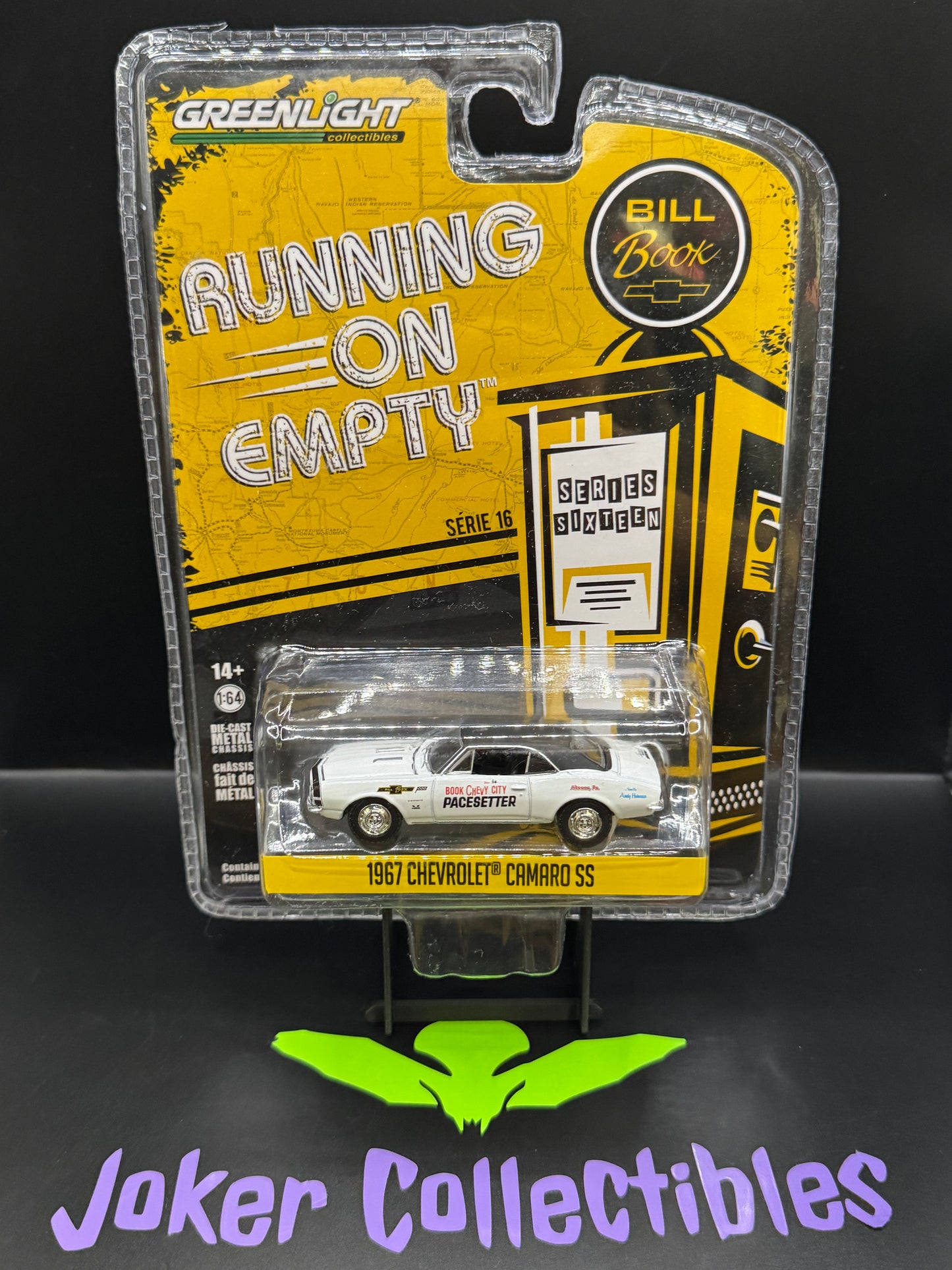Greenlight Running on Empty Series 16 Bill Book 1967 Chevrolet Camaro SS