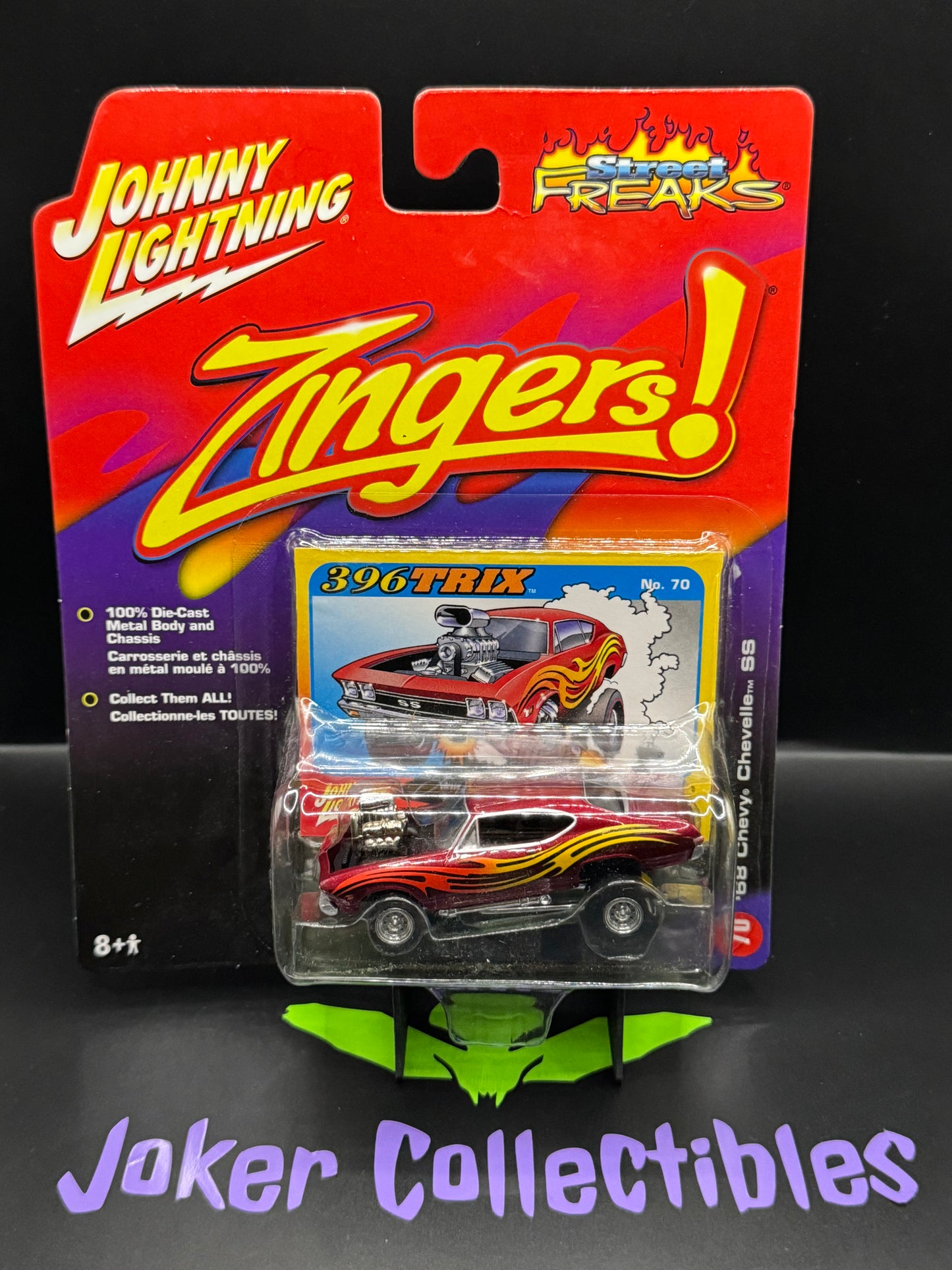 Johnny Lightning Street Freaks Zingers! 396 Trix '68 Chevy Chevelle SS No. 70