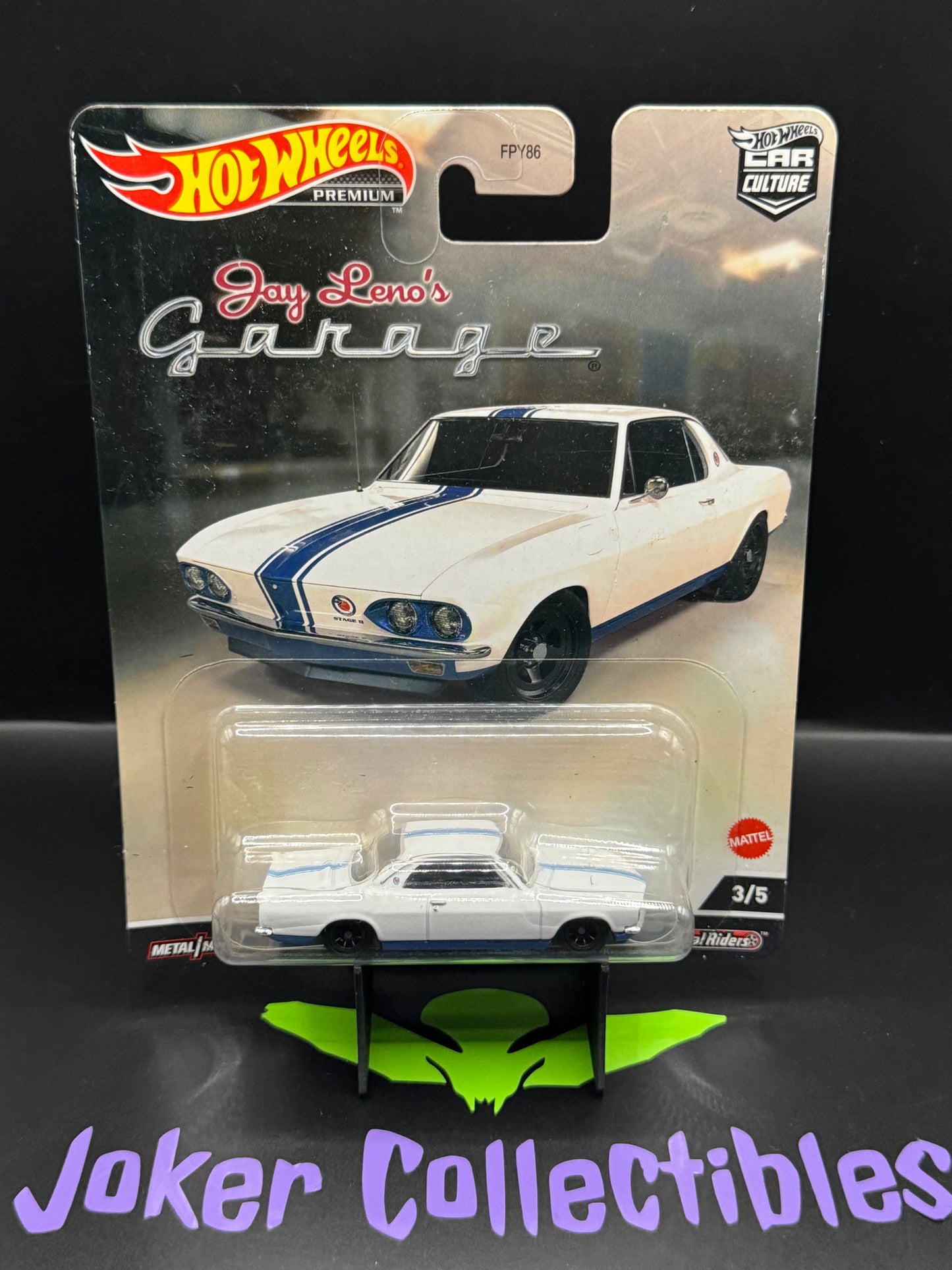 Hot Wheels Premium Car Culture Jay Leno's Garage '66 Chevrolet Corvair Yenko Stinger 3/5