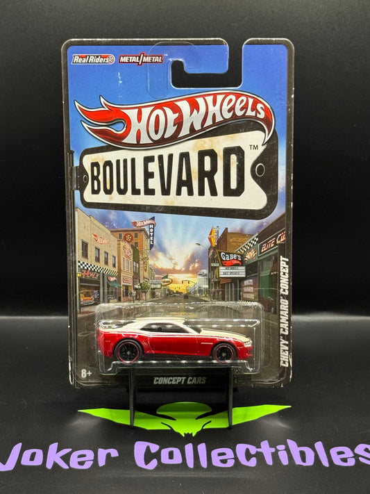 Hot Wheels Premium Boulevard Concept Cars Chevy Camaro Concept w/ Protector