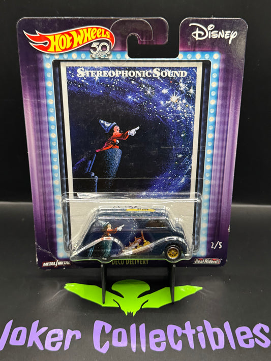 Bad Card Hot Wheels Premium Disney Fantasia Stereophonic Sound Deco Delivery # 2/5