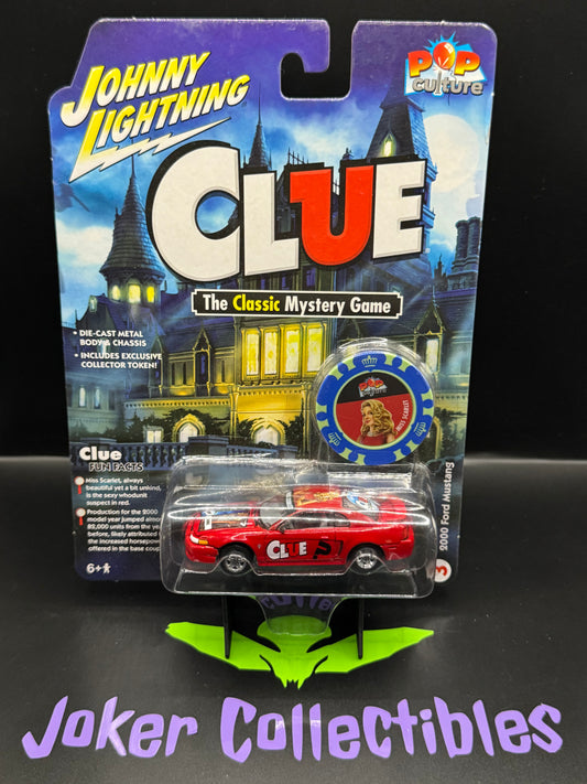 Johnny Lightning Pop Culture Clue Miss Scarlet Lounge 2000 Ford Mustang # 3