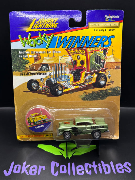 Johnny Lightning Wacky Winners Green Badman Series No. 1