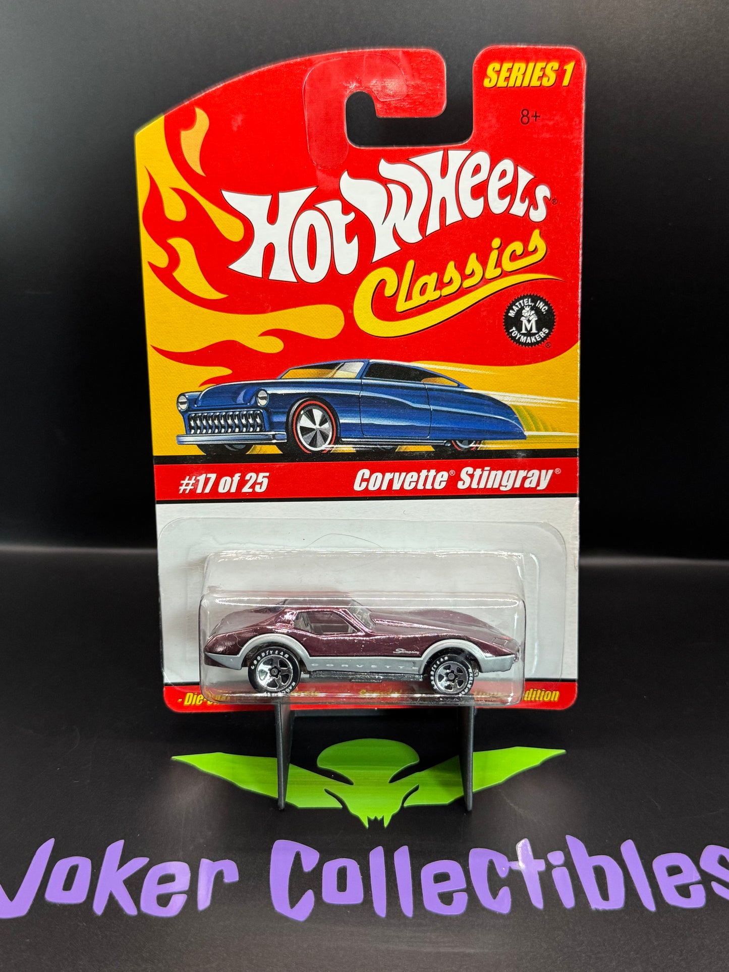 Hot Wheels Classics Series 1 Corvette Stingray 17 of 25 Purple