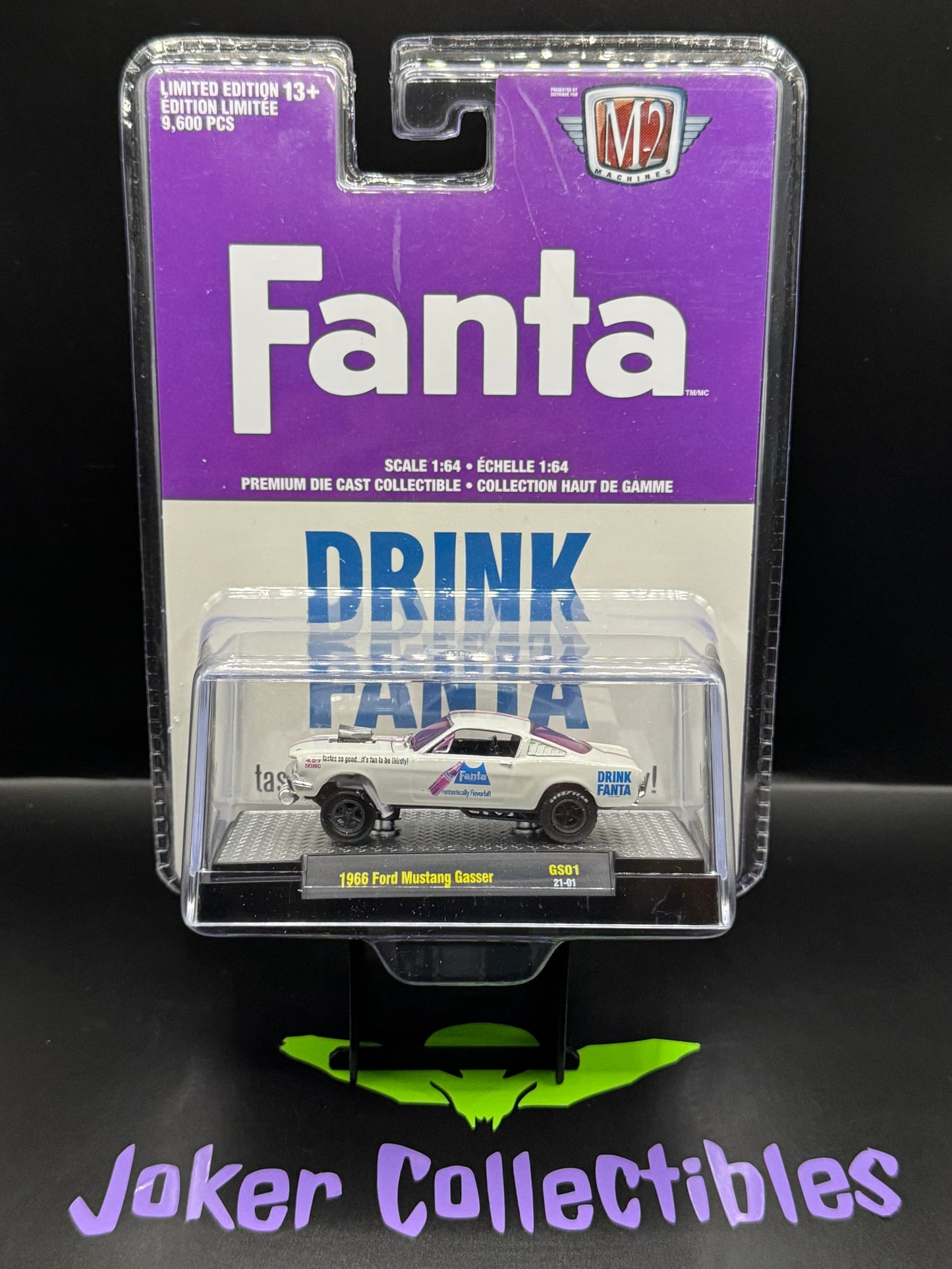 M2 Machines Fanta Grape 1966 Ford Mustang Gasser GS01 21-01