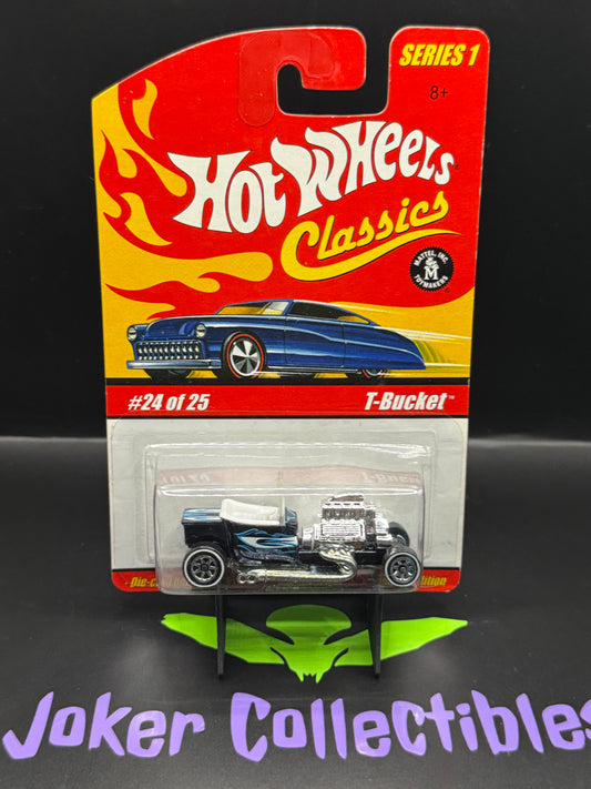 Hot Wheels Classics Series 1 Dark Blue T-Bucket # 24 of 25