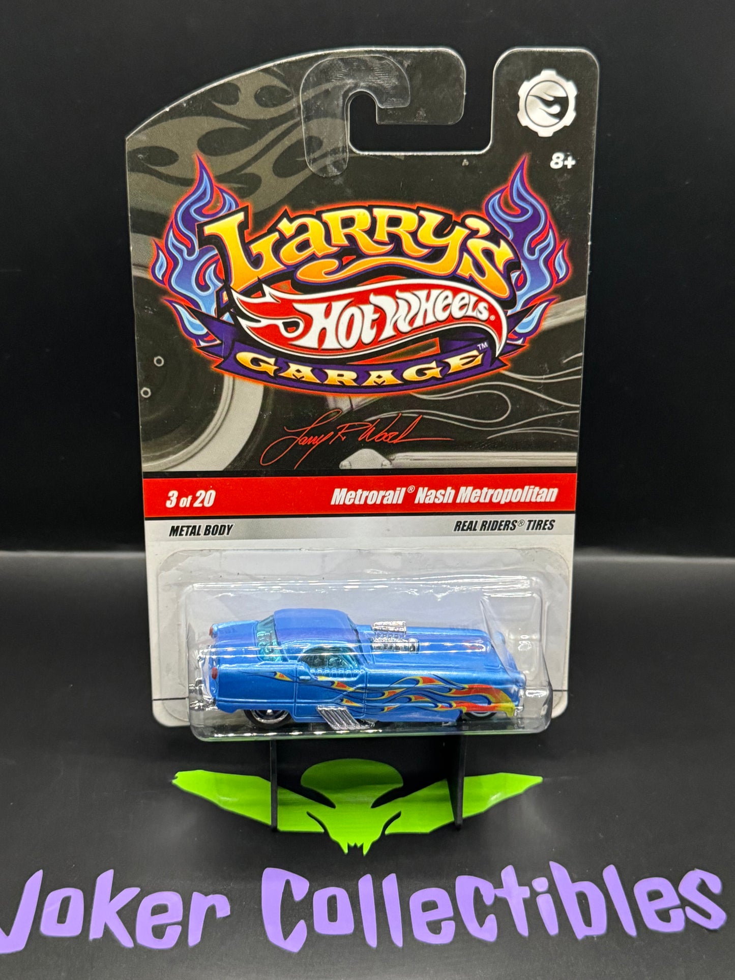 Hot Wheels Larry's Garage Chase Blue Metrorail Nash Metropolitan # 3 of 20