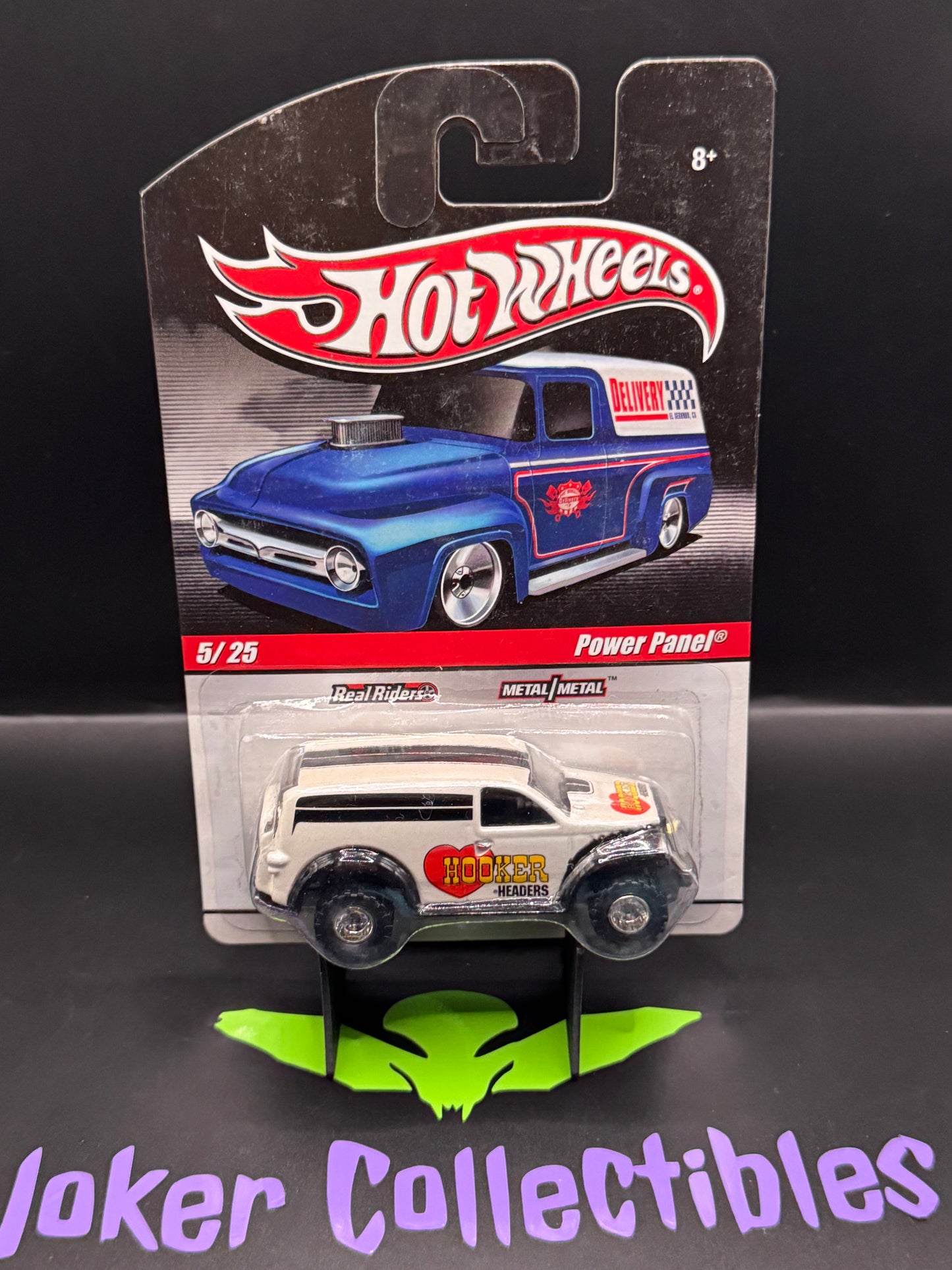Hot Wheels Slick Rides White Hooker Headers Power Panel # 5/25