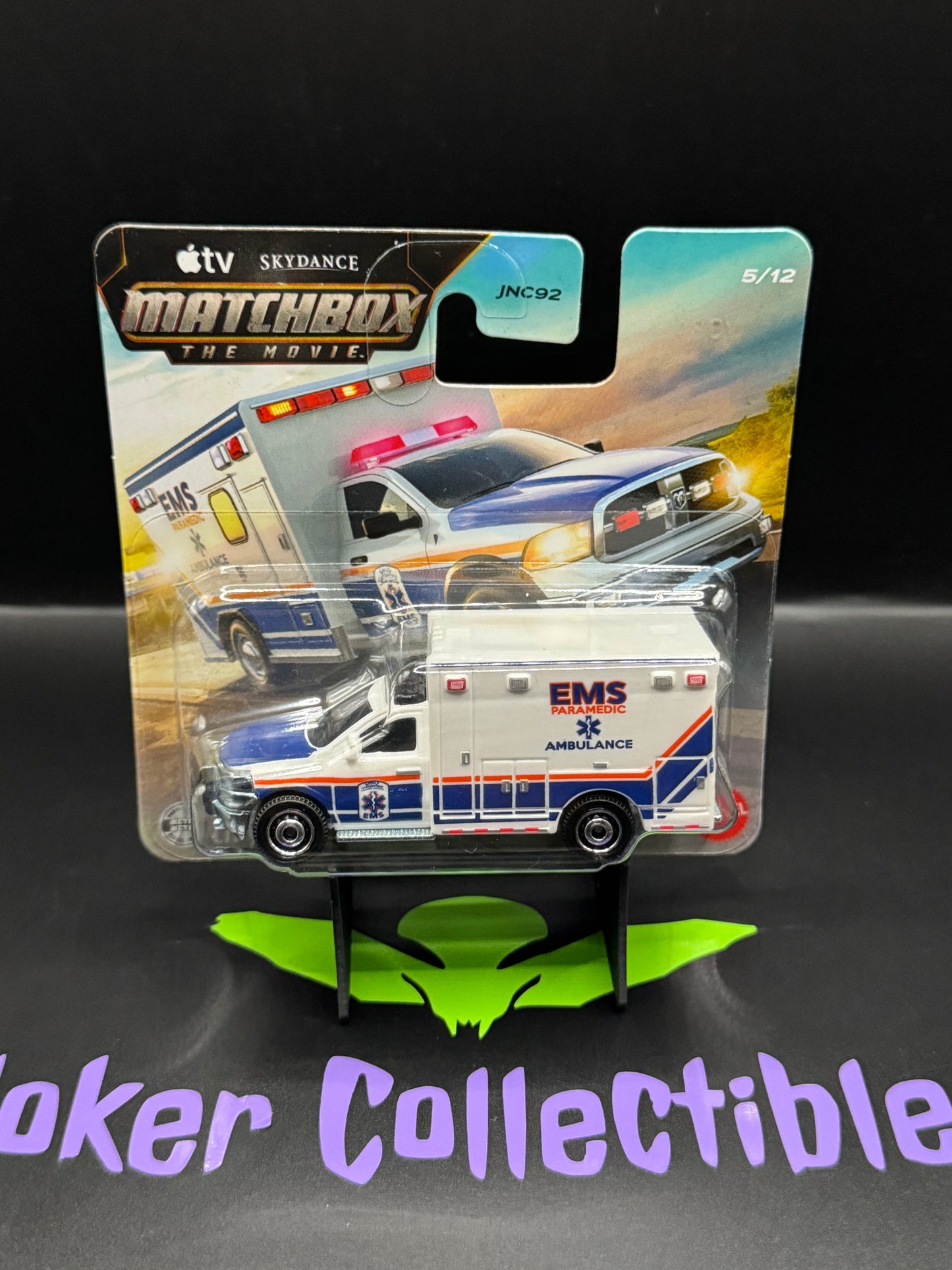 Matchbox the Movie EMS 2019 Ram Ambulance # 5/12 - Short Card
