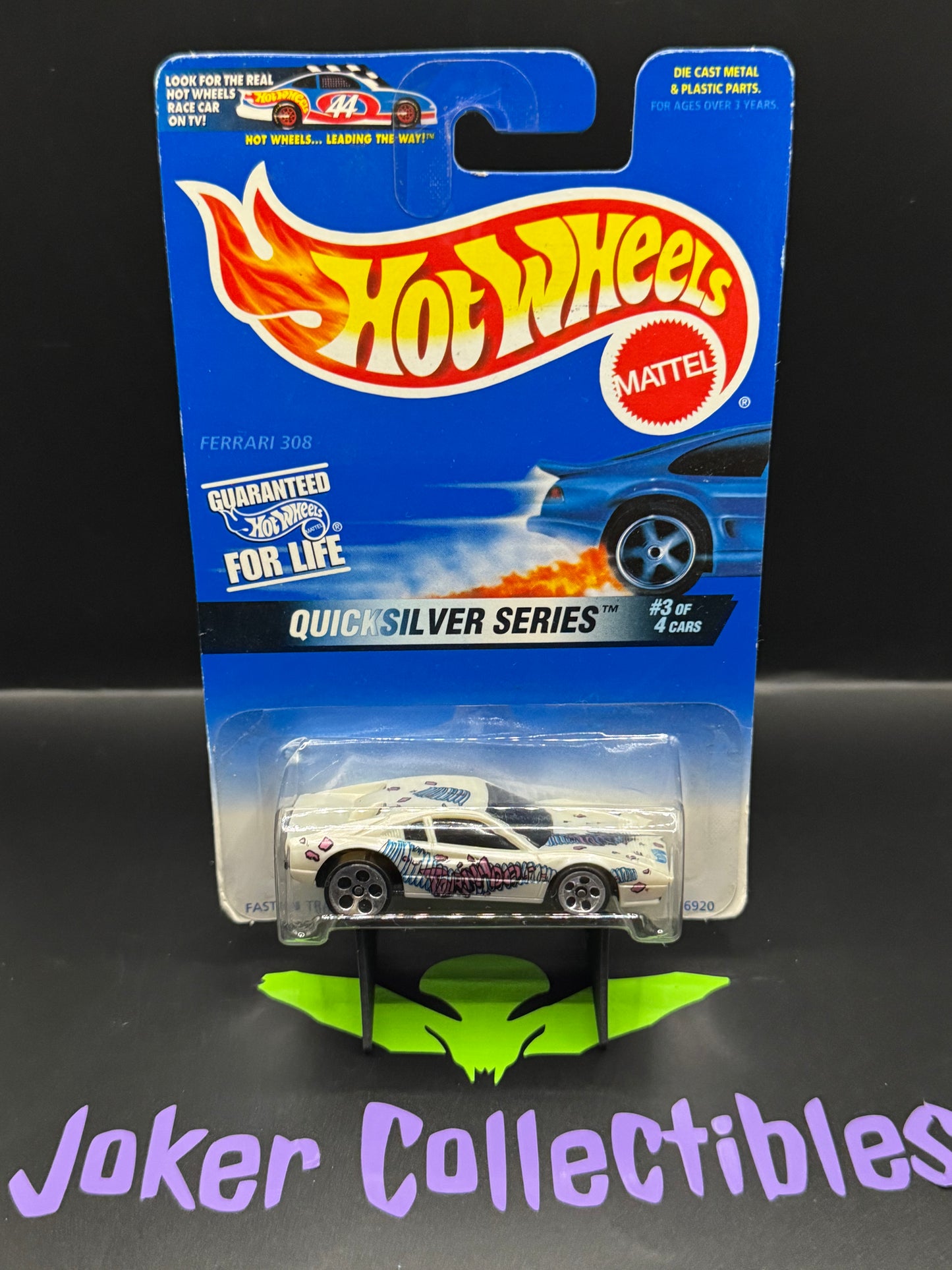 Hot Wheels White Ferrari 308 Quicksilver Series 3 of 4 Cars Collector # 547