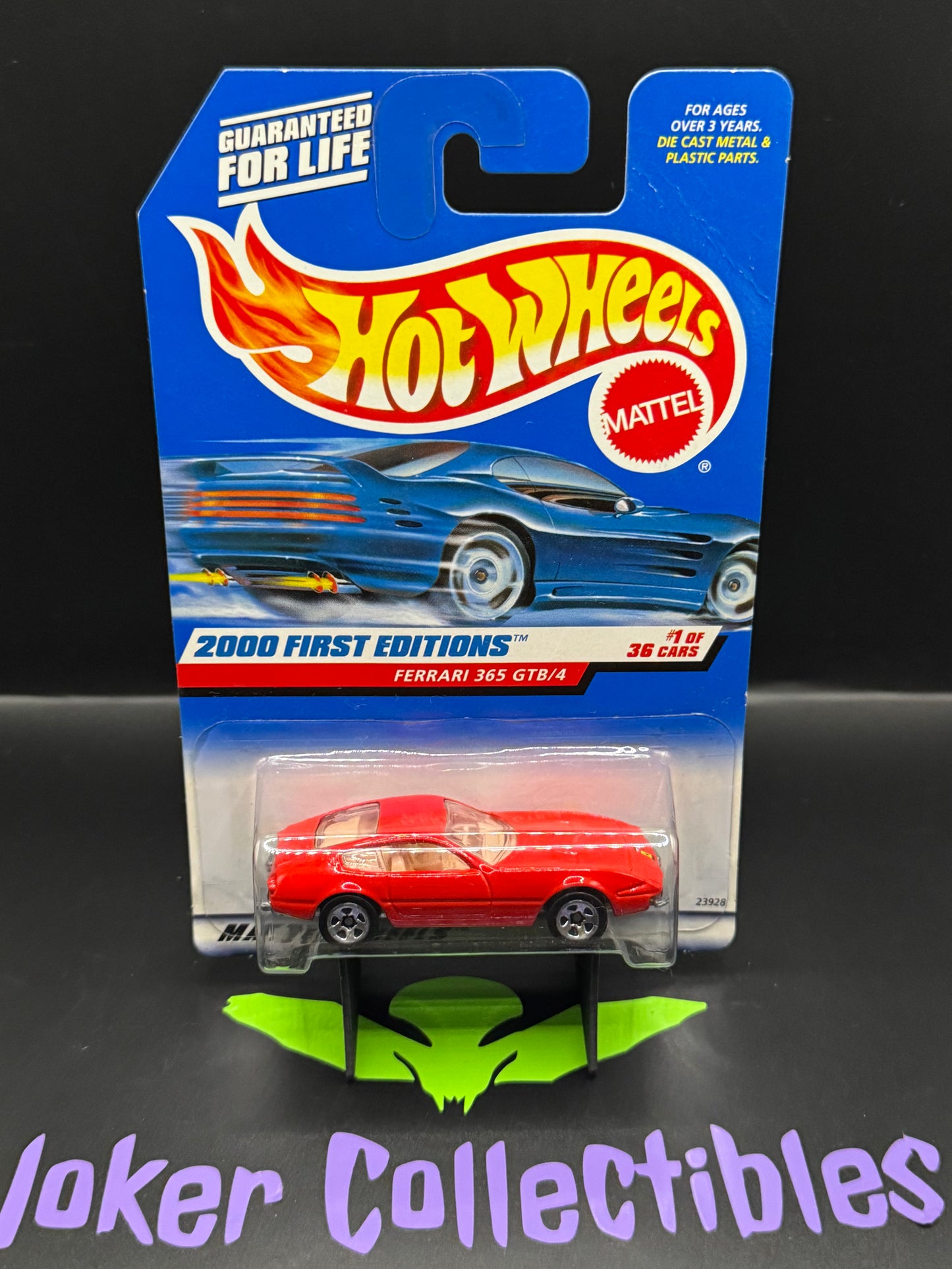 Hot Wheels Red Ferrari 365 GTB/4 2000 First Editions 1 of 36 Cars Collector # 061