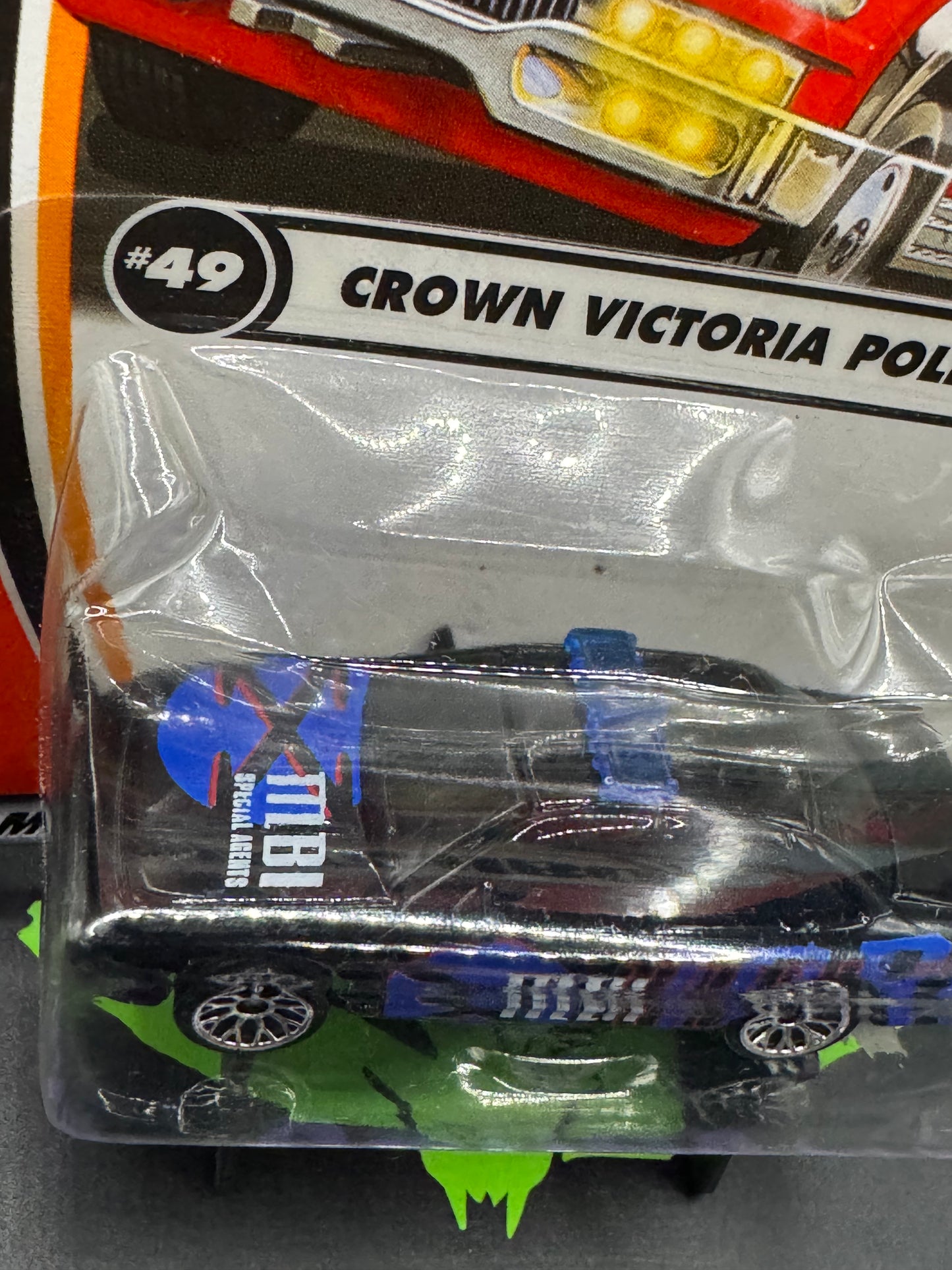 Matchbox Black MBI Special Agents Crown Victoria Police # 49 of 75