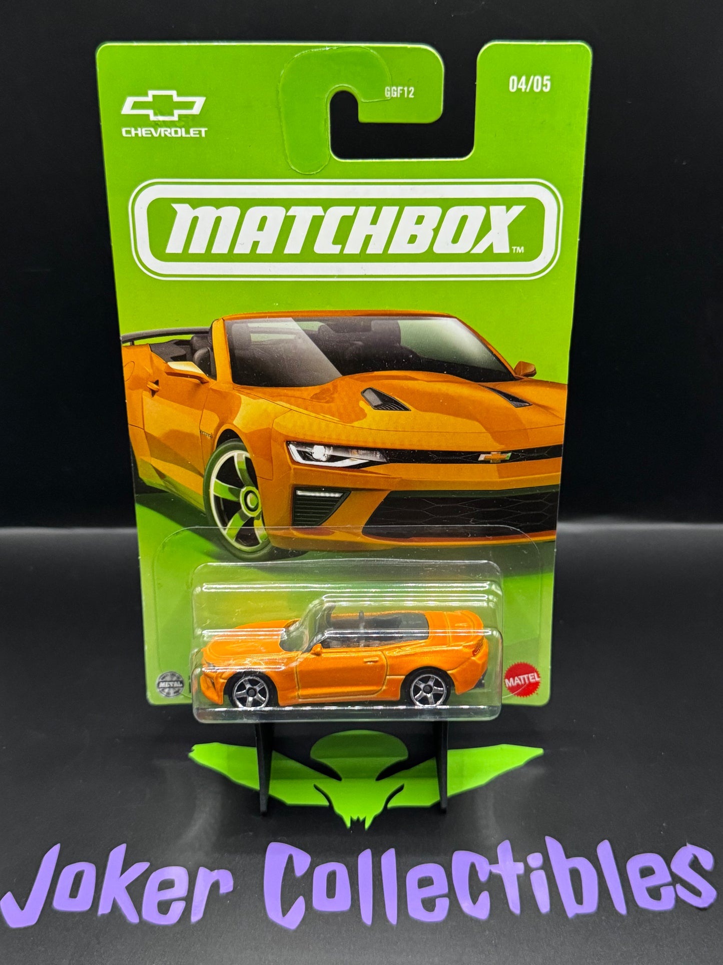Matchbox Orange '16 Chevy Camaro Convertible # 04/05