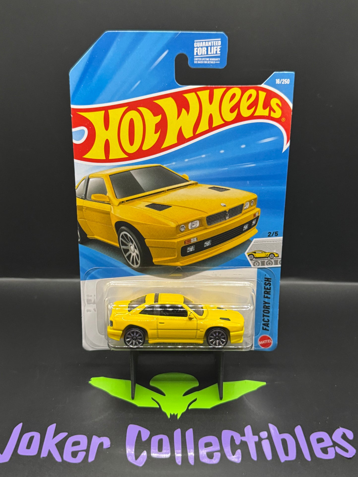 Hot Wheels 2026 Yellow Maserati Shamal 16/250 Factory Fresh 2/5 K Case