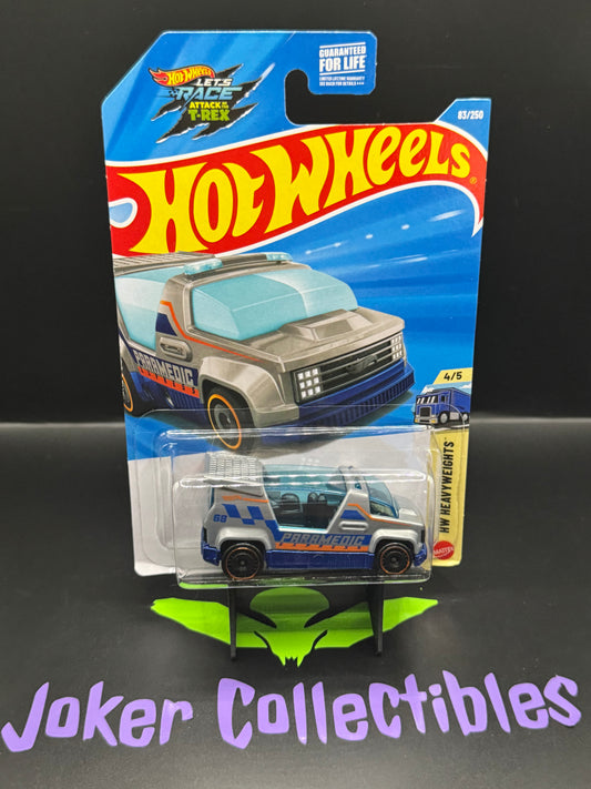 Hot Wheels 2026 Silver & Blue Rapid Pulse 83/250 HW Heavyweights 4/5 K Case