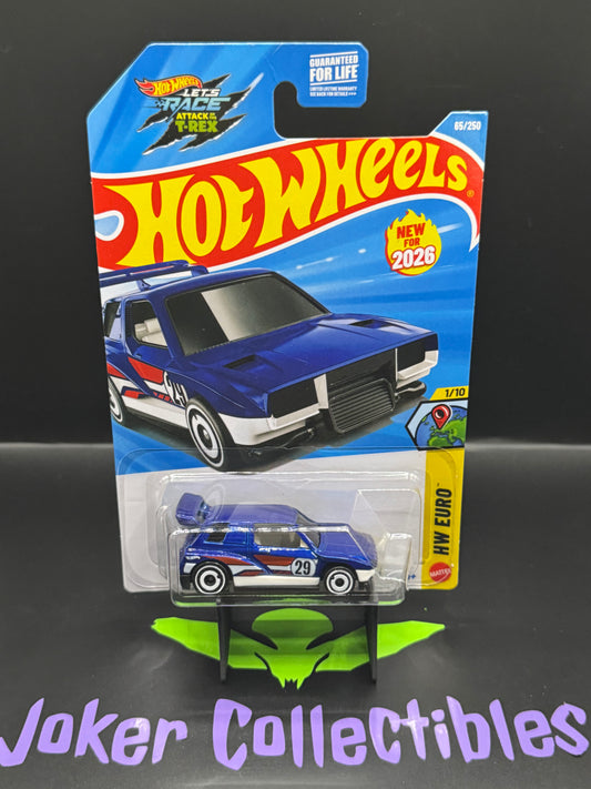 Hot Wheels 2026 Blue Drift Box 65/250 HW Euro 1/10 K Case