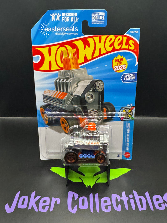 Hot Wheels 2026 Easterseals Click Shift 178/250 HW All Drivers Welcome 4/5 K Case