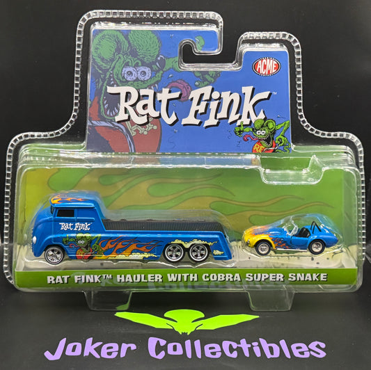 Acme Shelby Collectibles Rat Fink Hauler with Cobra Super Snake