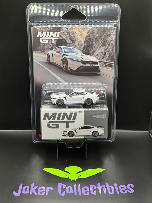 Mini GT #1097 Ford Mustang GTD Spirit of America White