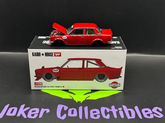 Kaido House Datsun 510 Street Nismo V3 Red KHMG229 Chase Chance