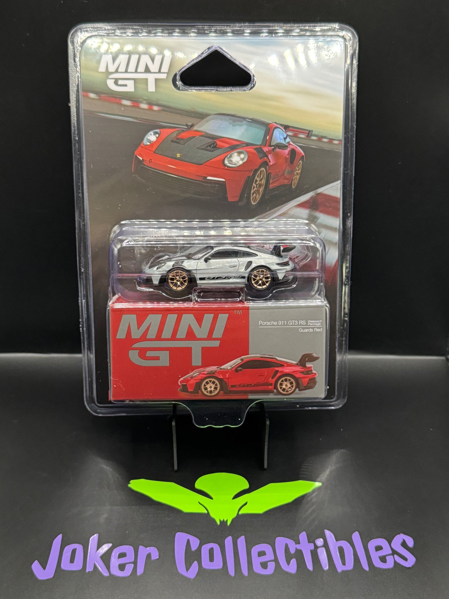 Mini GT Chase #1060 Porsche 911 (992) GT3 RS Weissach Package Guards Red