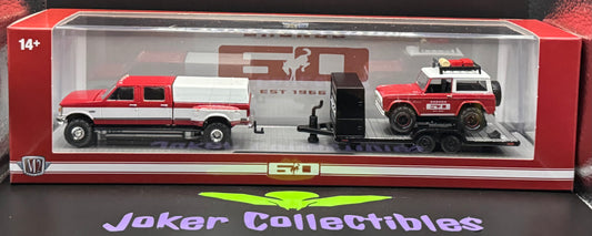 M2 Machines Auto-Haulers 1987 Ford F-350 Truck & 1966 Ford Bronco R100 26-18
