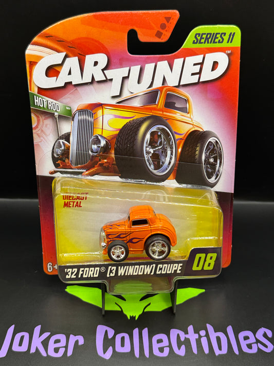 CarTuned Series 11 Mainline '32 Ford 3 Window Coupe Hot Rod # 08 Car Tuned