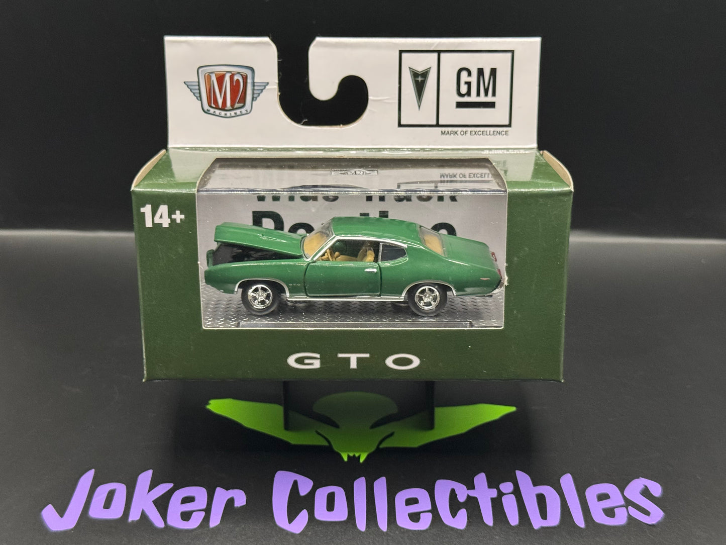 M2 Machines Wide-Track Pontiac Green 1969 Pontiac GTO R69 23-28