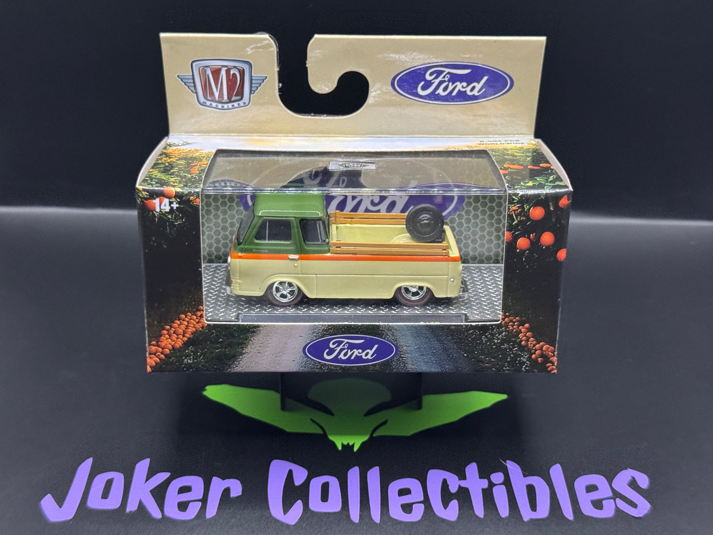 M2 Machines Green & Yellow 1964 Ford Econoline Truck S137 25-50