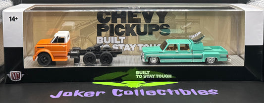 M2 Machines Auto-Haulers 1970 Chevrolet C60 Truck & 1974 Chevrolet Cheyenne Super 30 R96 26-05