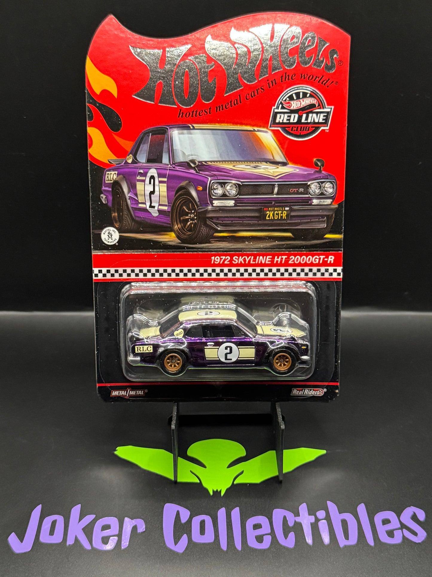 Hot Wheels 2023 RLC sELECTIONs Series Red Line Club 1972 Skyline HT 2000 GT-R Purple