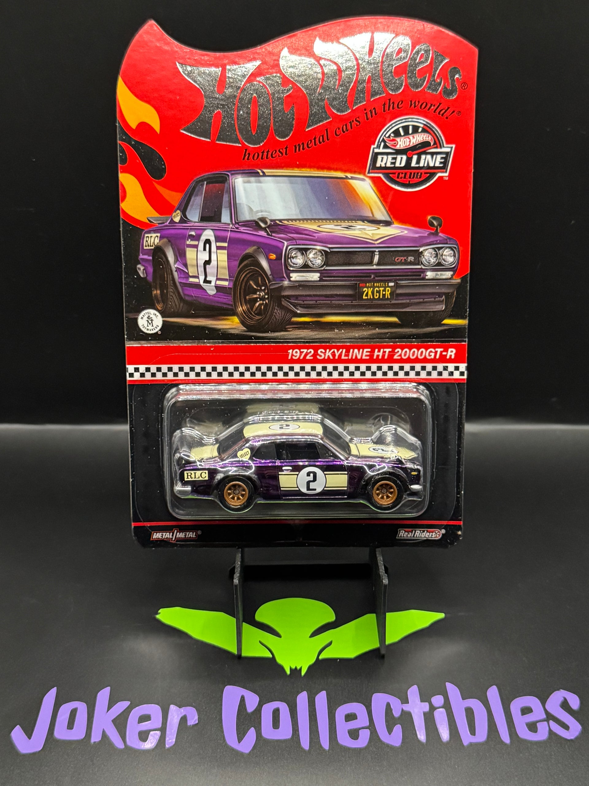 Hot Wheels 2023 RLC sELECTIONs Series Red Line Club 1972 Skyline