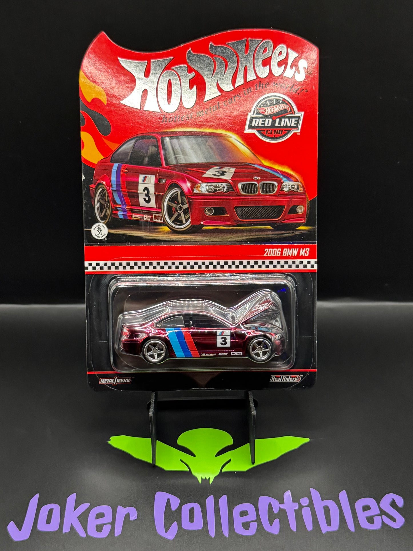 Hot Wheels 2023 RLC Exclusive Red Line Club 2006 BMW M3 Red