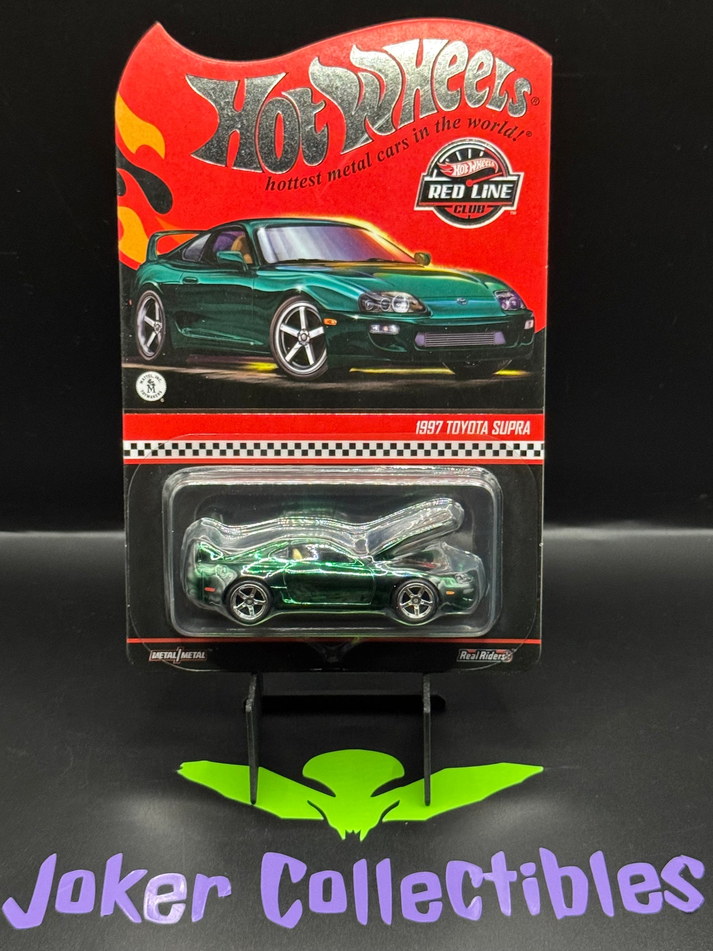 Hot Wheels 2025 RLC Exclusive Red Line Club 1997 Toyota Supra Green