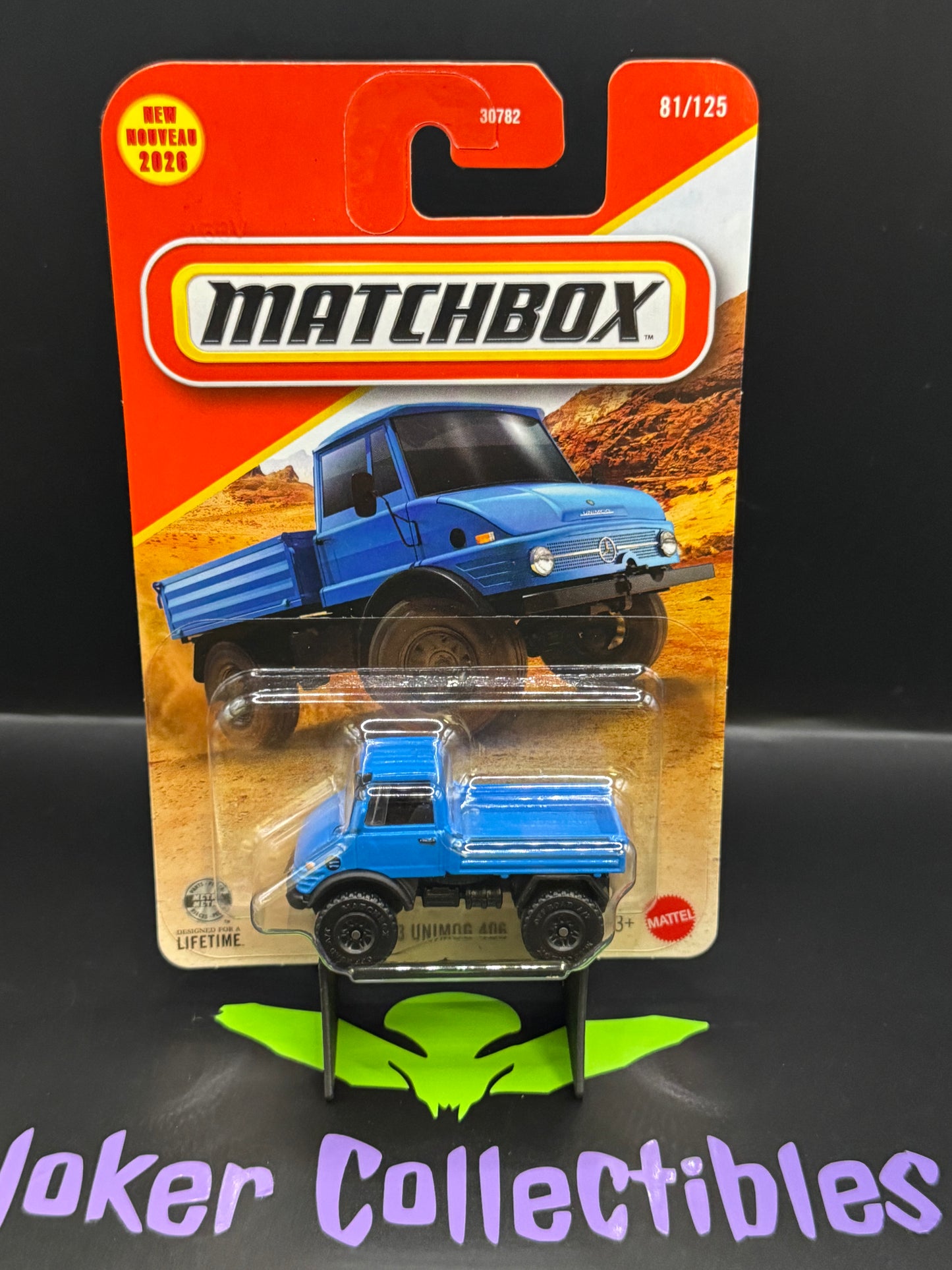 Matchbox 2026 Blue 1963 Unimog 406 # 81/125