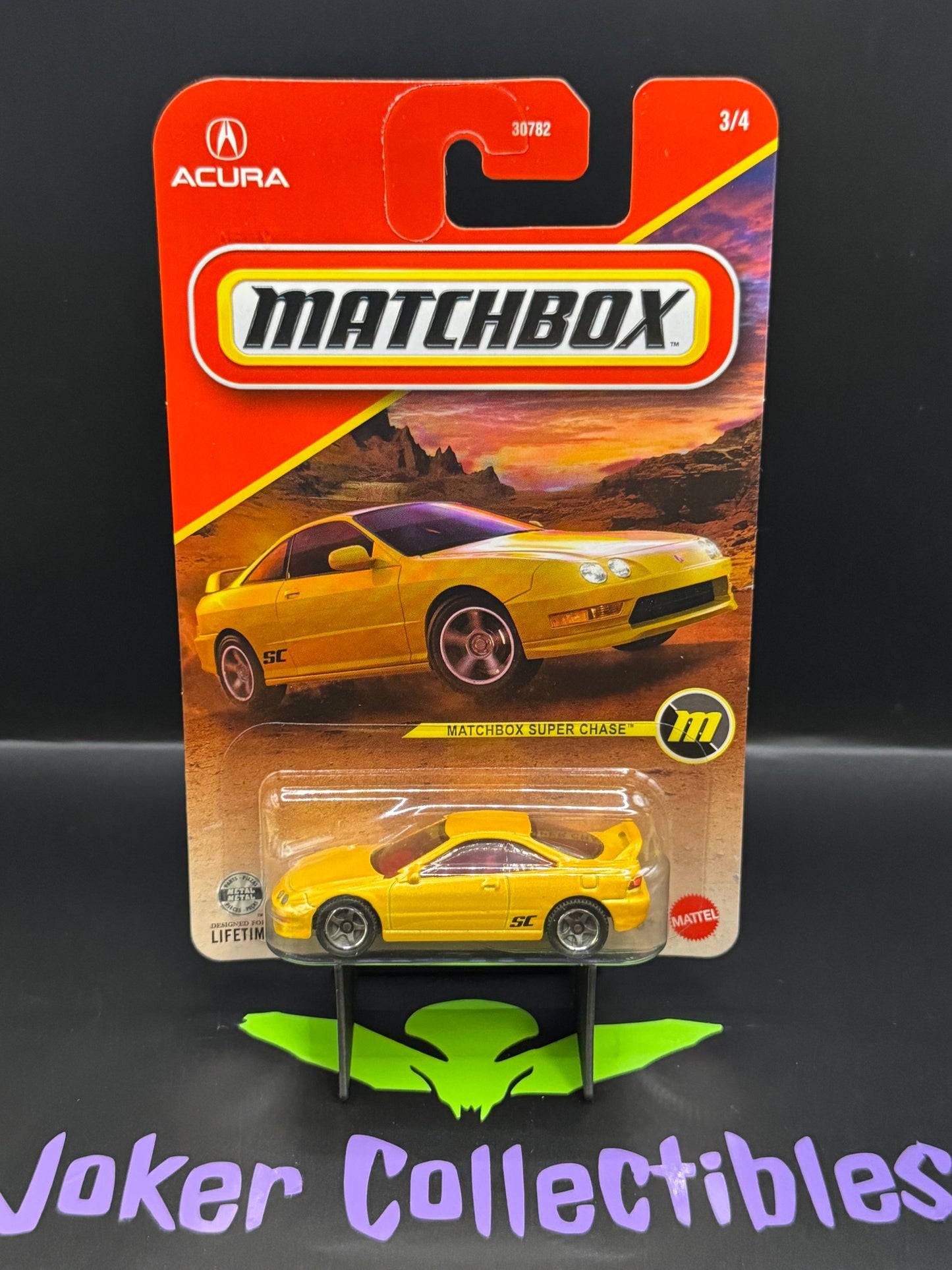 Matchbox 2026 Super Chase Yellow 1997 Acura Type R # 3/4