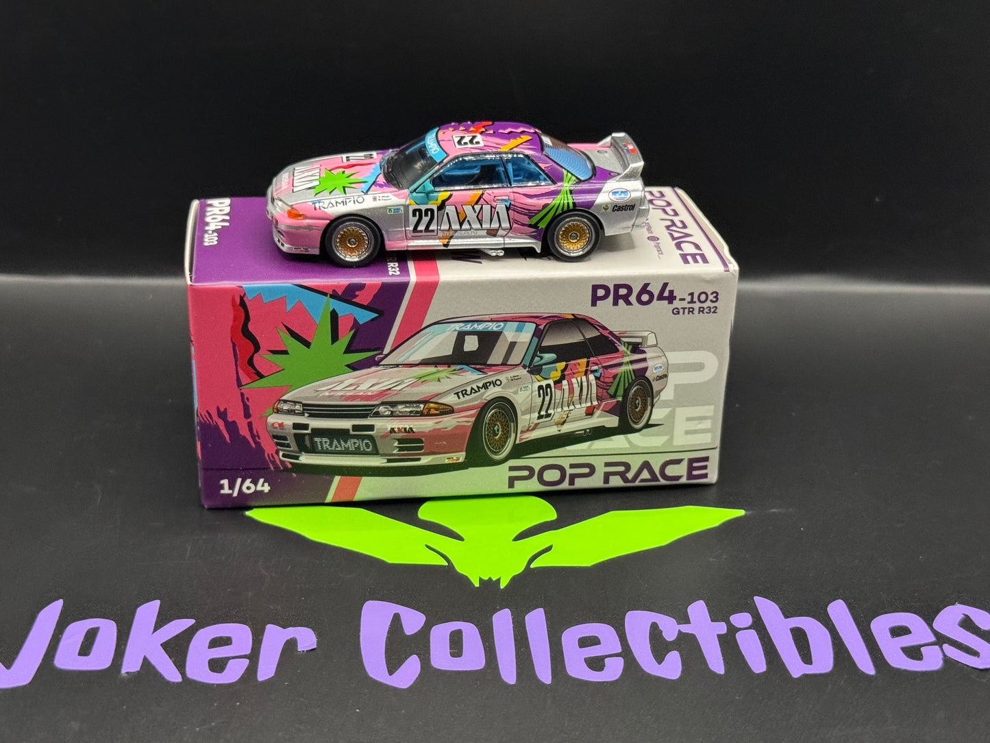 Pop Race Nissan Skyline GTR R32 #22 Axia Group A PR64-103