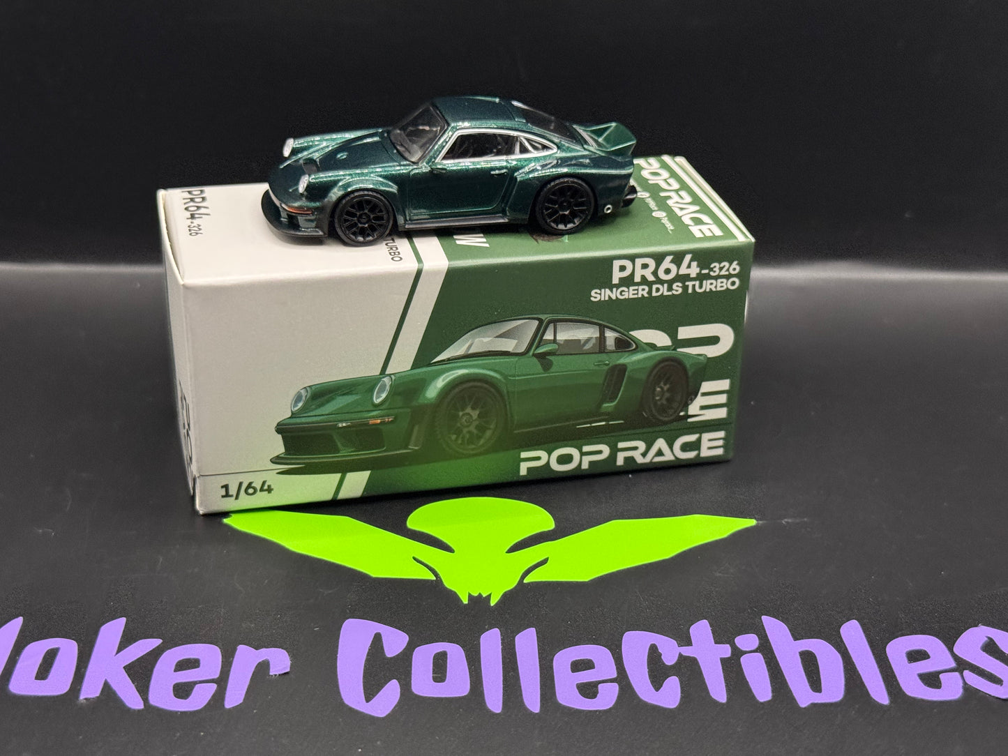 Pop Race Porsche Singer DLS Turbo Road Green PR64-326