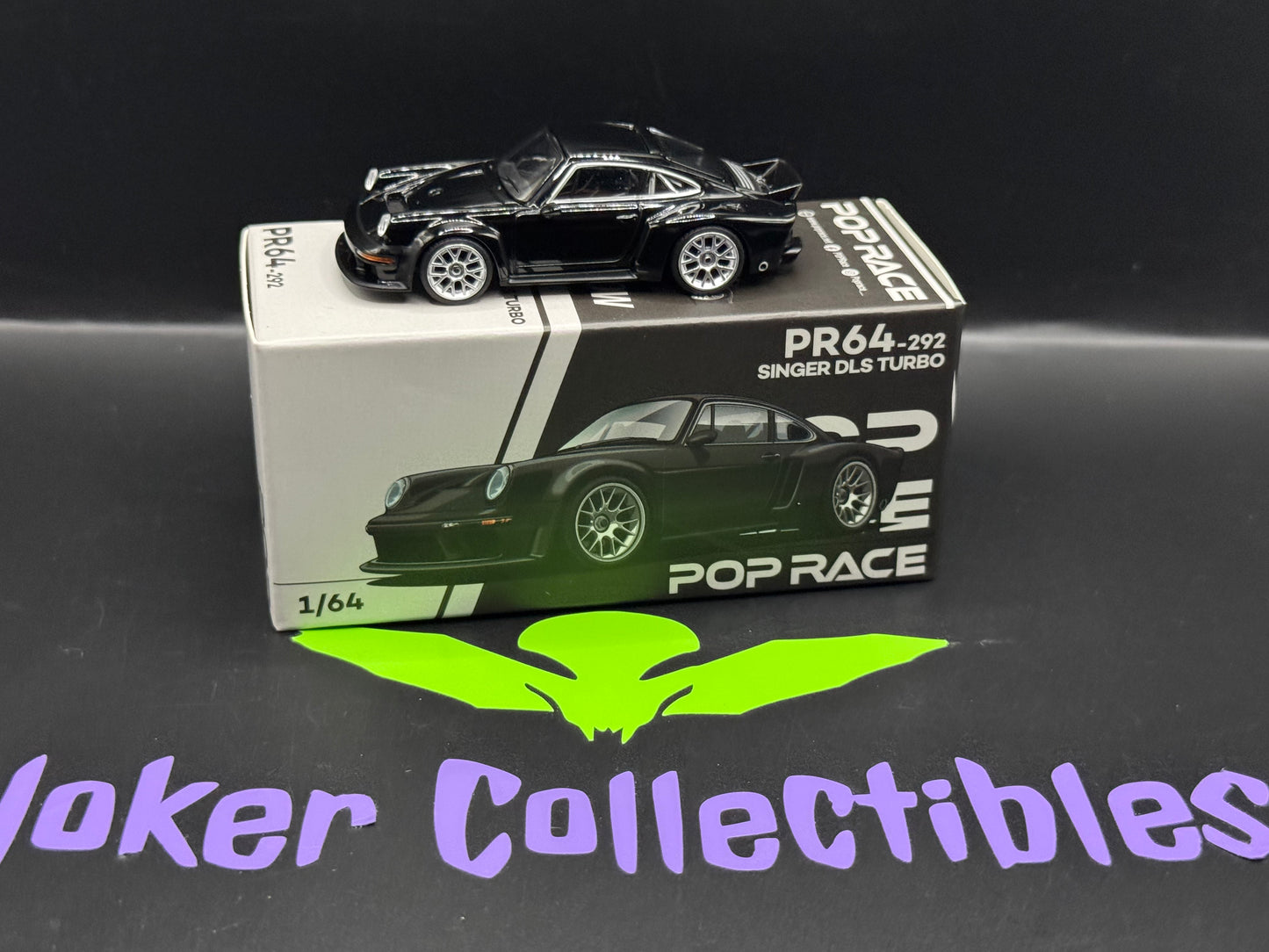 Pop Race Porsche Singer DLS Turbo Road Black PR64-292