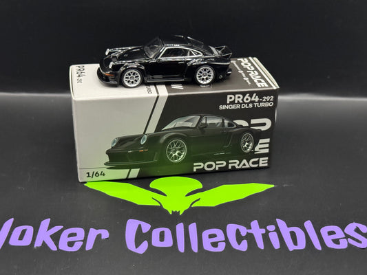 Pop Race Porsche Singer DLS Turbo Road Black PR64-292