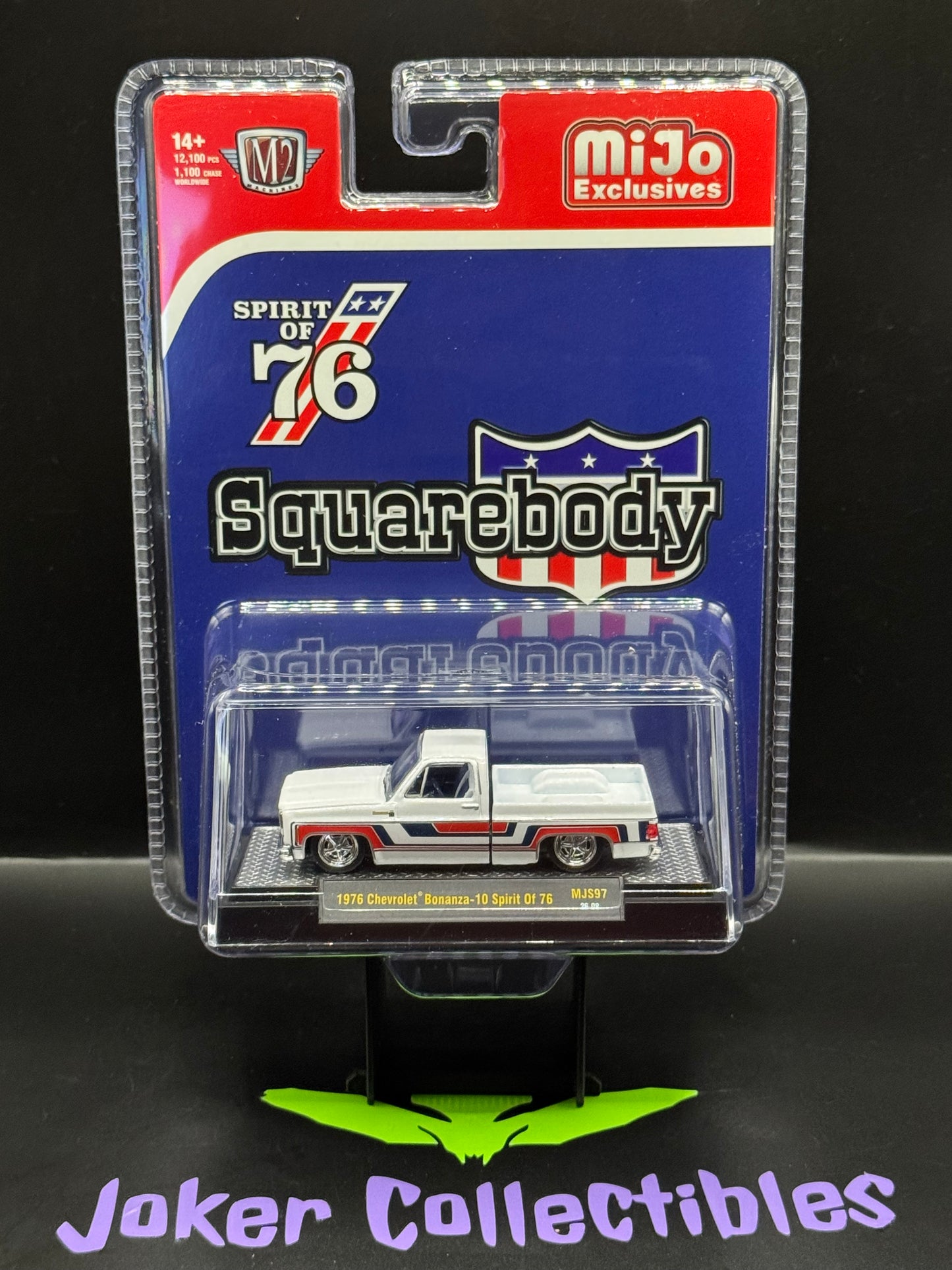 M2 Machines 1976 Chevrolet Silverado Bonanza 10 Spirit of 76 White MJS97 26-08