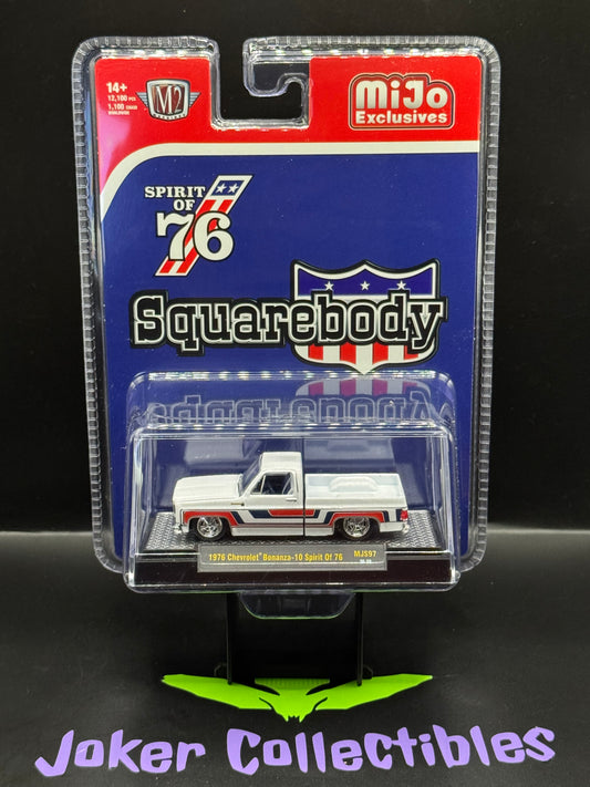 M2 Machines 1976 Chevrolet Silverado Bonanza 10 Spirit of 76 White MJS97 26-08