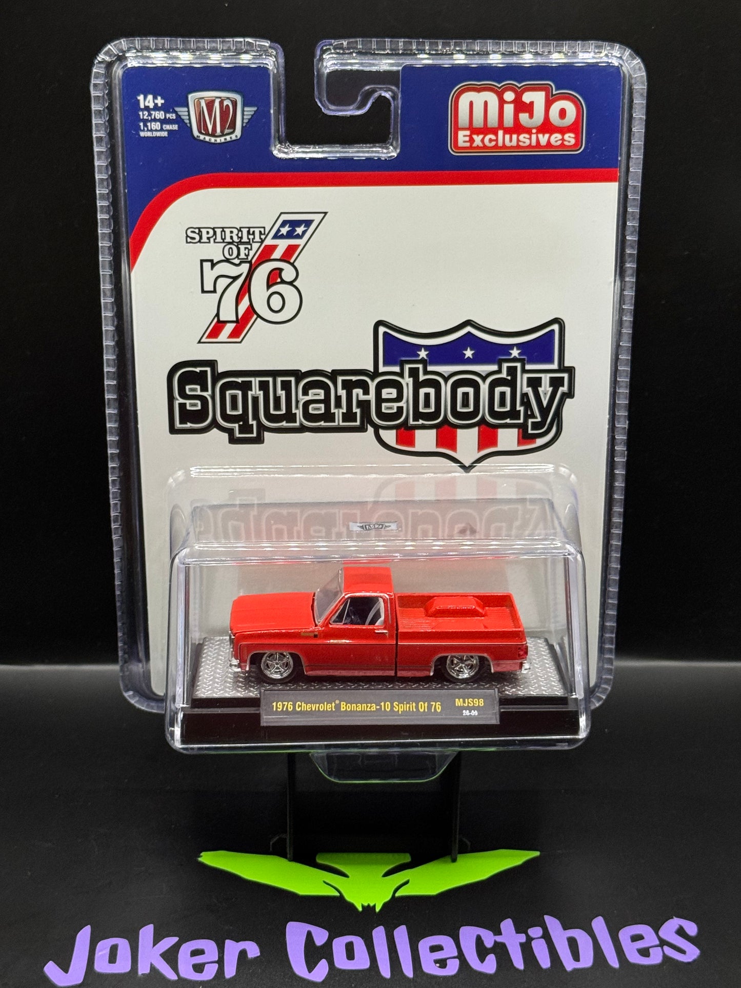 M2 Machines 1976 Chevrolet Silverado Bonanza 10 Spirit of 76 Red MJS98 26-09