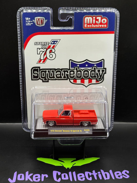 M2 Machines 1976 Chevrolet Silverado Bonanza 10 Spirit of 76 Red MJS98 26-09